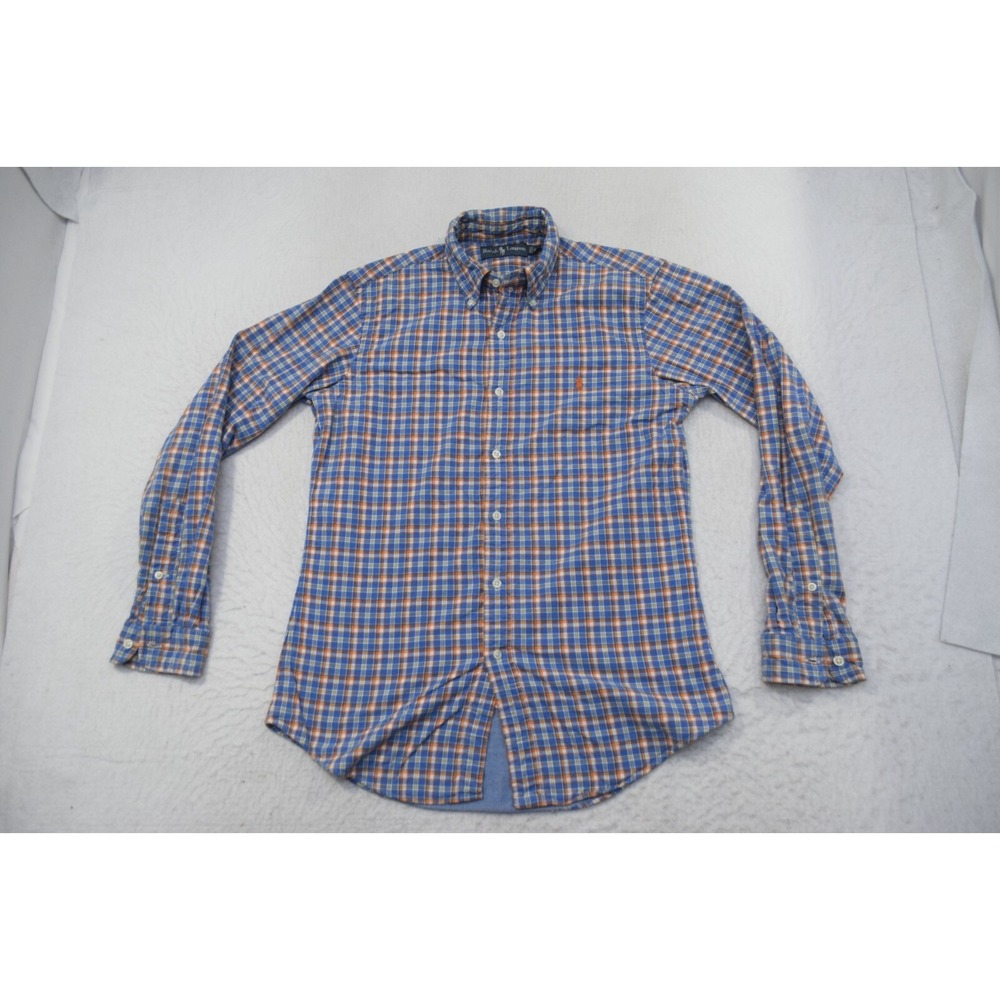 Polo Ralph Lauren Flannel Dress Shirt Plaid Long Sleeve Button Up Men Size Small - Picture 5 of 10
